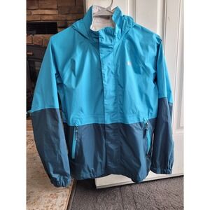 REI Co-op Rainwall Waterproof Rain Jacket, Big Kid's Size L 14/16, Blue Navy